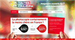 Desktop Screenshot of detouteslescouleurs.com